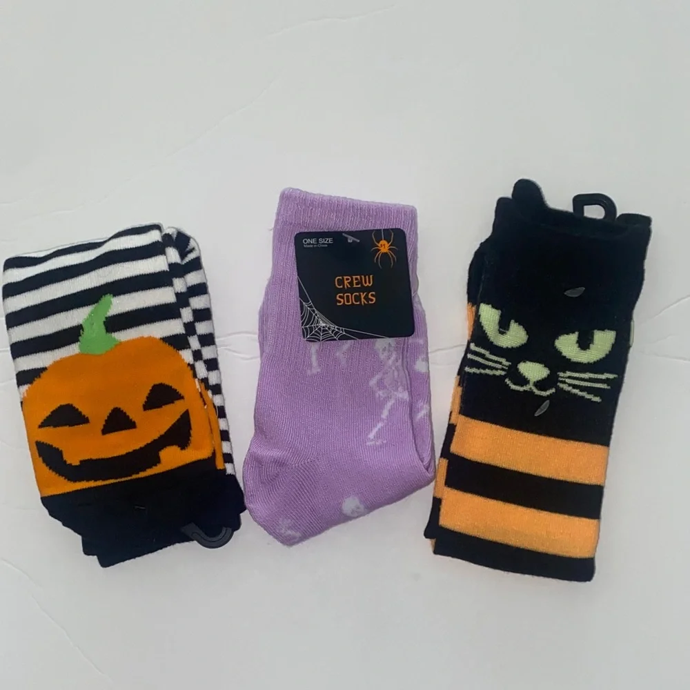 Halloween‎ Themed Crew Socks Set